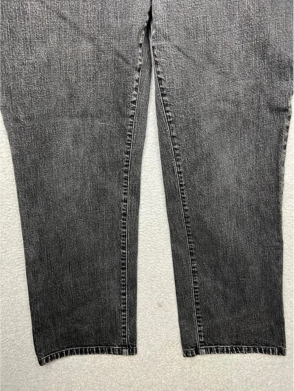 Lauren Ralph Lauren Denim Straight Leg Jeans Womens Plus 18W Black Classic